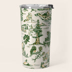 Sequoia National Park California Vintage Travel Art Pattern Travel Mug Gallery Image 2