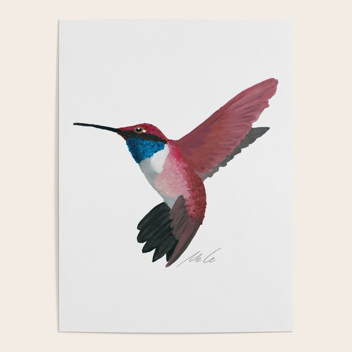 Red Hummingbird  Poster Gallery Image 4