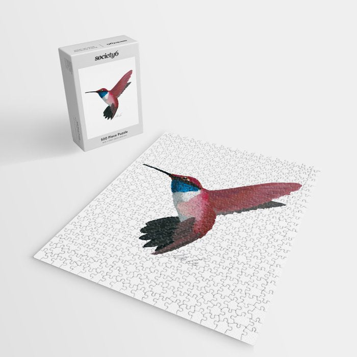 Red Hummingbird  Jigsaw Puzzle Gallery Image 2
