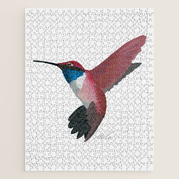 Red Hummingbird  Jigsaw Puzzle Gallery Image 1
