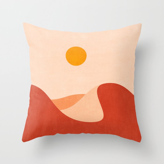 LANDSHAPES - Desert - day Throw Pillow Gallery Image 6