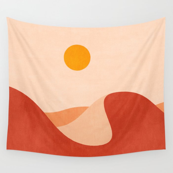 LANDSHAPES - Desert - day Wall Tapestry Gallery Image 1