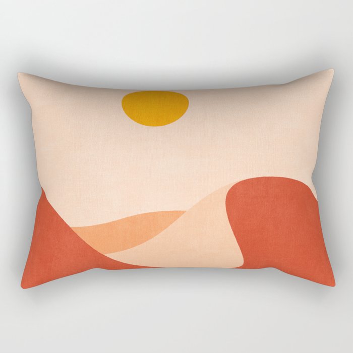 LANDSHAPES - Desert - day Rectangular Pillow Gallery Image 2