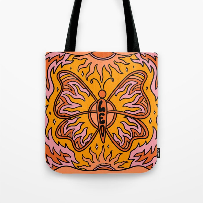 Leo Butterfly Tote Bag Gallery Image 1