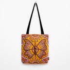 Leo Butterfly Tote Bag Gallery Image 2