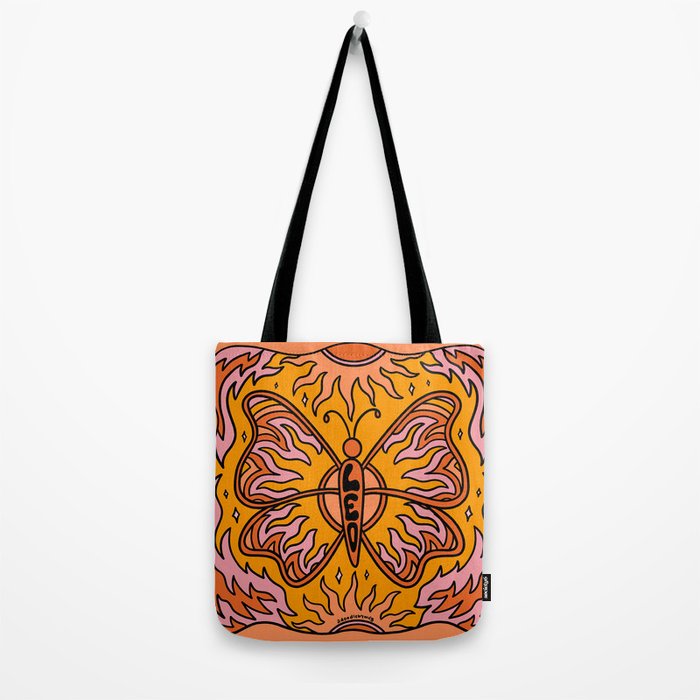 Leo Butterfly Tote Bag Gallery Image 2