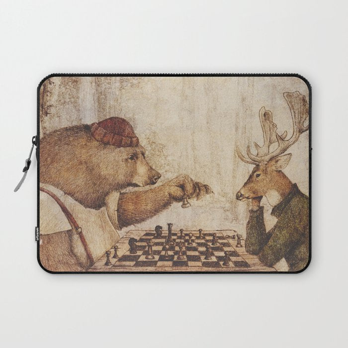 Wild Chess Laptop Sleeve Gallery Image 1