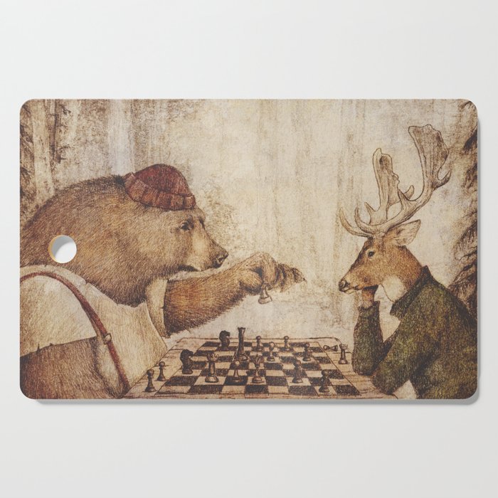Wild Chess Cutting Board Gallery Image 1