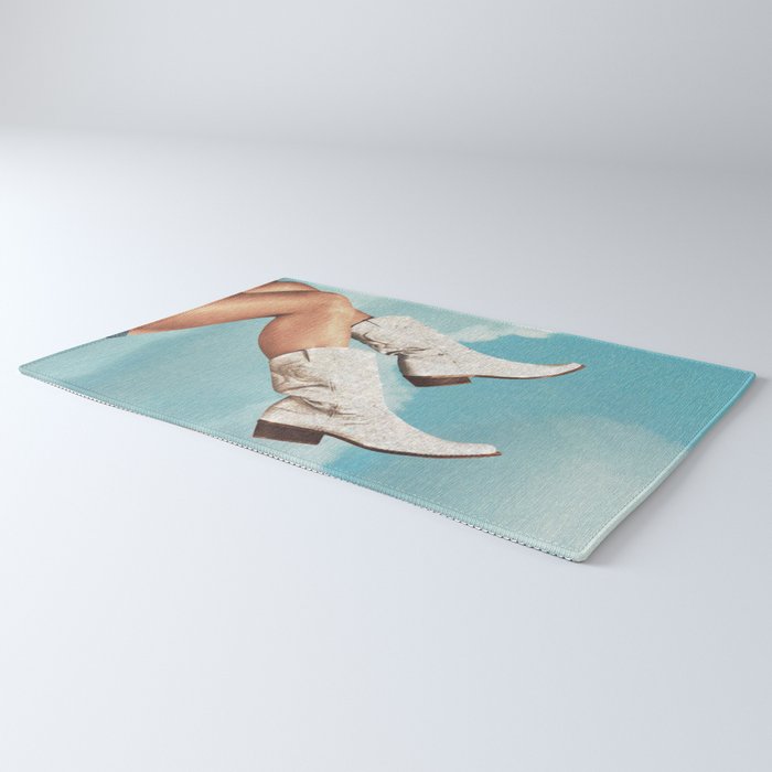 These Boots - Glitter Blue Sky Rug Gallery Image 3