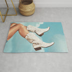 These Boots - Glitter Blue Sky Rug Gallery Image 1