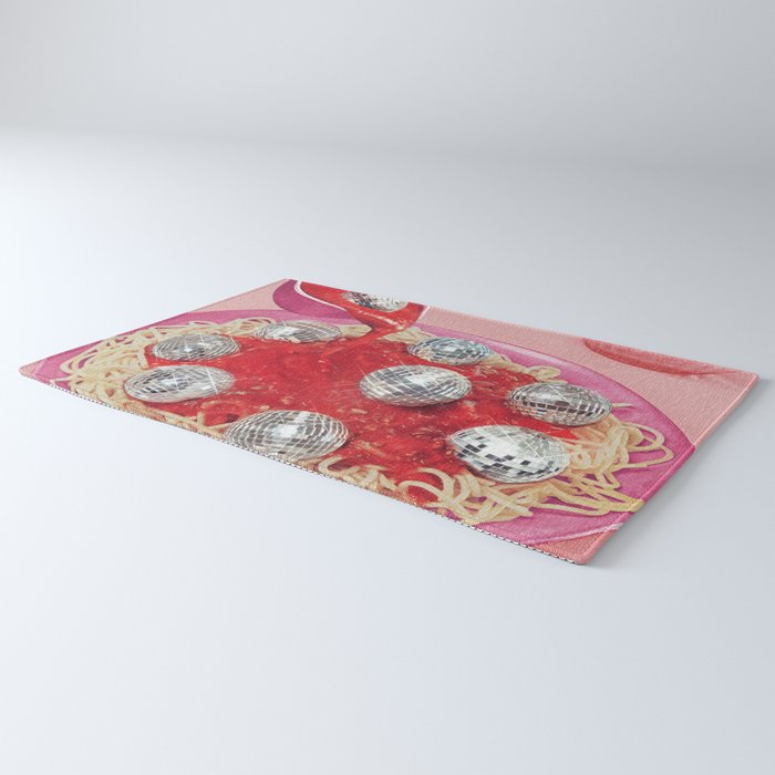 Spaghetti Disco Balls - Pink and Red Rug Gallery Image 3