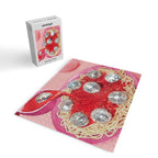 Spaghetti Disco Balls - Pink and Red Jigsaw Puzzle Gallery Image 2