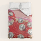 Spaghetti Disco Balls - Pink and Red Comforter Gallery Image 6