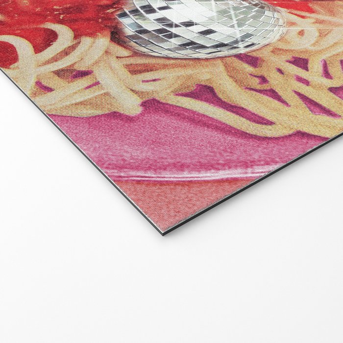 Spaghetti Disco Balls - Pink and Red Welcome Mat Gallery Image 2
