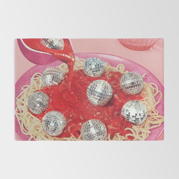 Spaghetti Disco Balls - Pink and Red Rug Gallery Image 2
