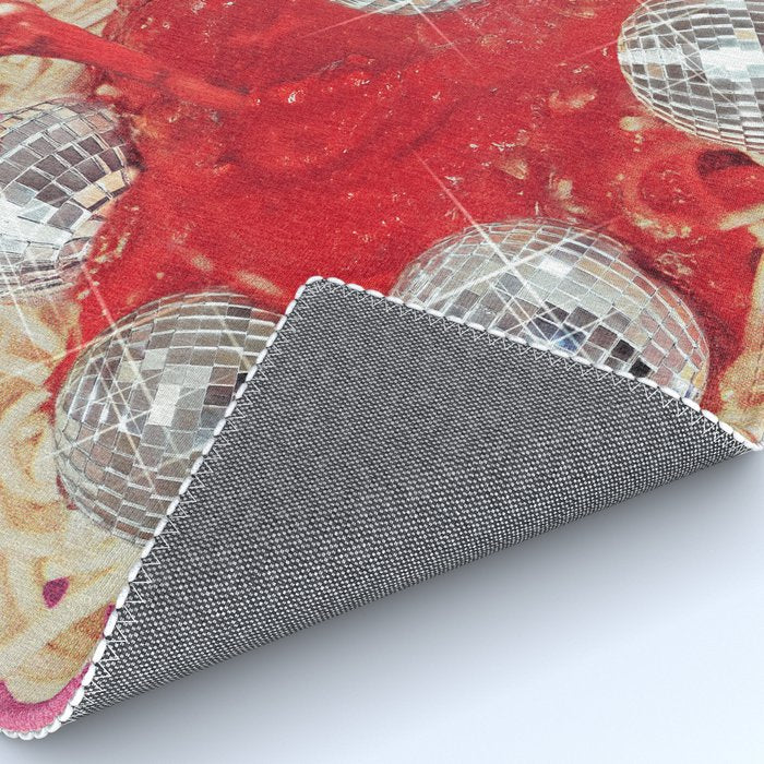 Spaghetti Disco Balls - Pink and Red Rug Gallery Image 4