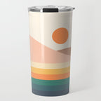 Retro Landscape 06B Travel Mug Gallery Image 1