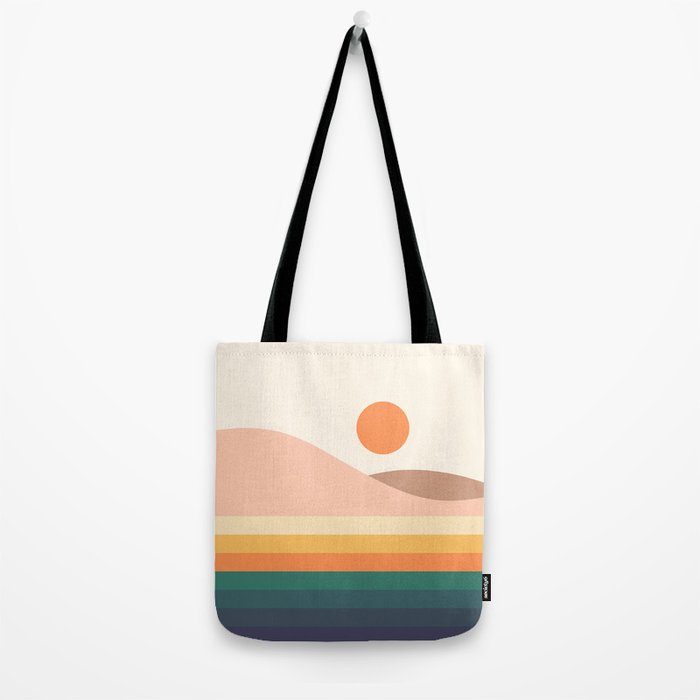 Retro Landscape 06B Tote Bag Gallery Image 2