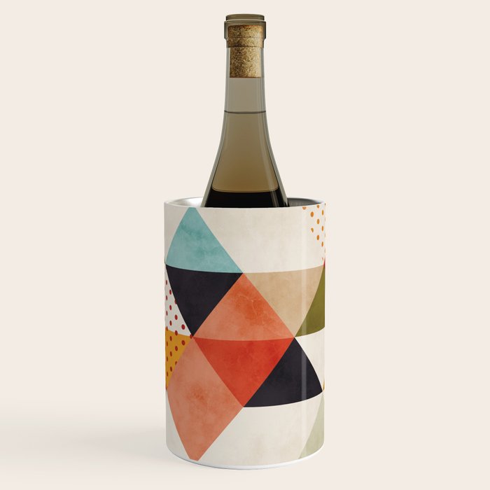 geometry mid century Wine Chiller Gallery Image 1