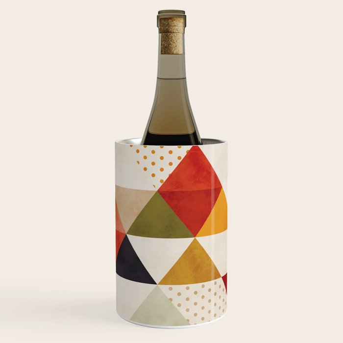 geometry mid century Wine Chiller Gallery Image 3