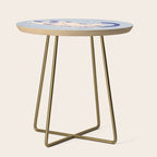 Purrcelin Cat Butt - Charming Delft Pottery Kitty Side Table Gallery Image 1