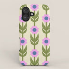 Retro Flowers iPhone Case Gallery Image 1