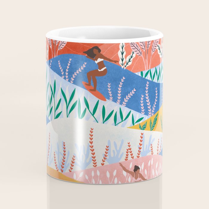 Surfer Girls Coffee Mug Gallery Image 4