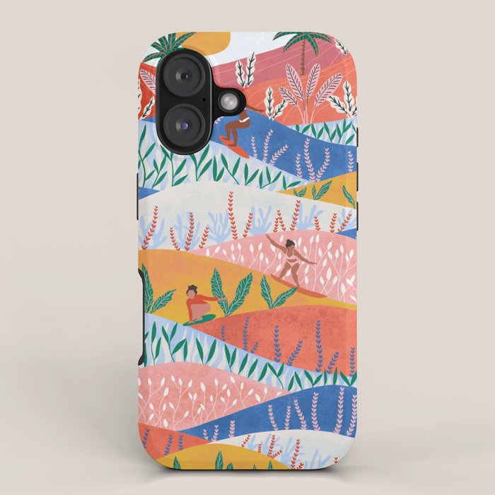 Surfer Girls iPhone Case Gallery Image 1