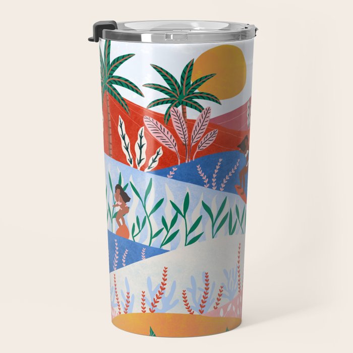Surfer Girls Travel Mug Gallery Image 3