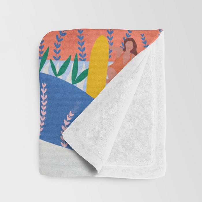 Surfer Girls Throw Blanket Gallery Image 3