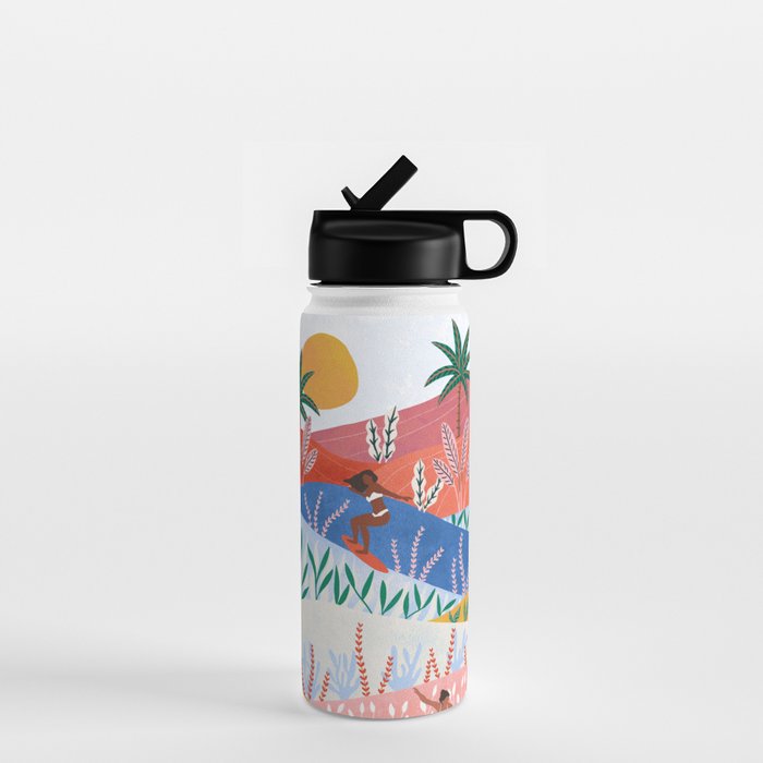 Surfer Girls Water Bottle Gallery Image 1