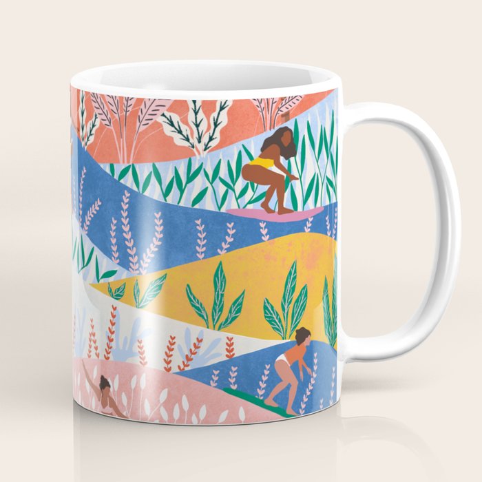Surfer Girls Coffee Mug Gallery Image 1