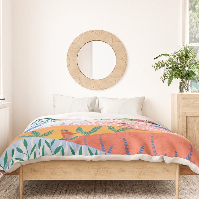 Surfer Girls Duvet Cover Gallery Image 3