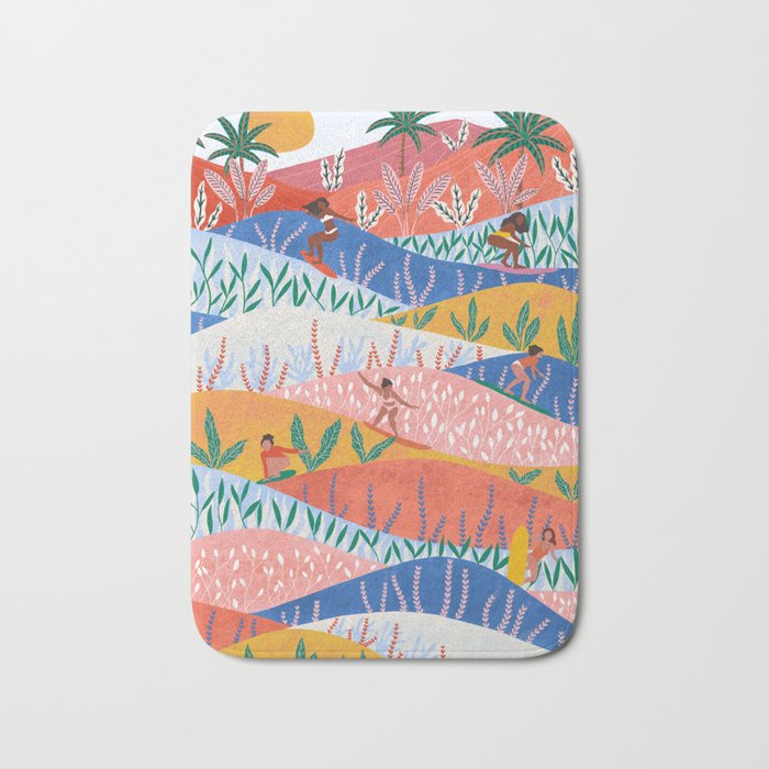 Surfer Girls Bath Mat Gallery Image 1