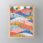 Surfer Girls Mini Art Print Gallery Image 1