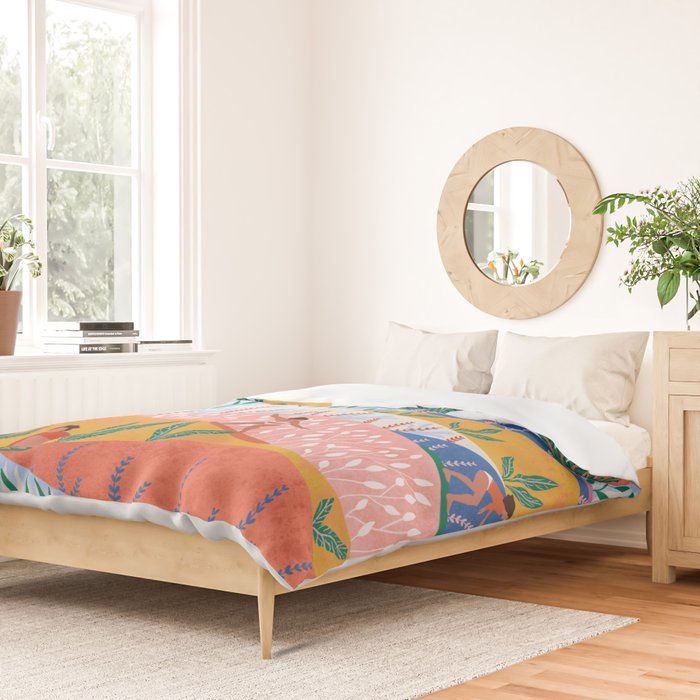 Surfer Girls Duvet Cover Gallery Image 2