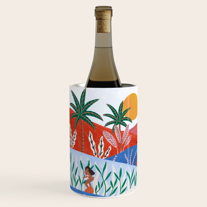 Surfer Girls Wine Chiller Gallery Image 2