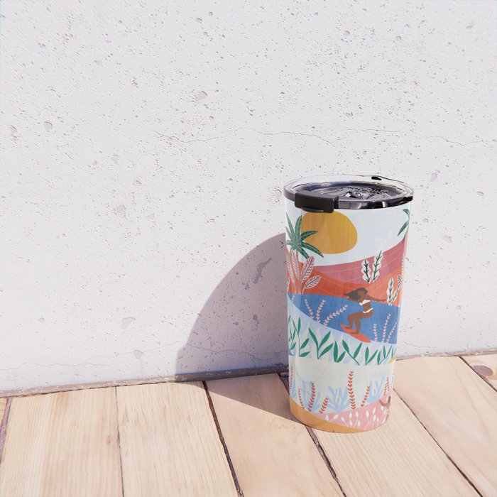 Surfer Girls Travel Mug Gallery Image 4