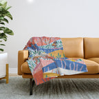 Surfer Girls Throw Blanket Gallery Image 1
