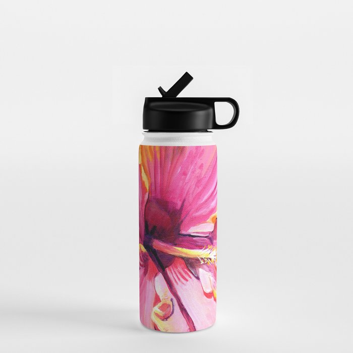 Tropical Bliss Hibiscus Water Bottle Gallery Image 1
