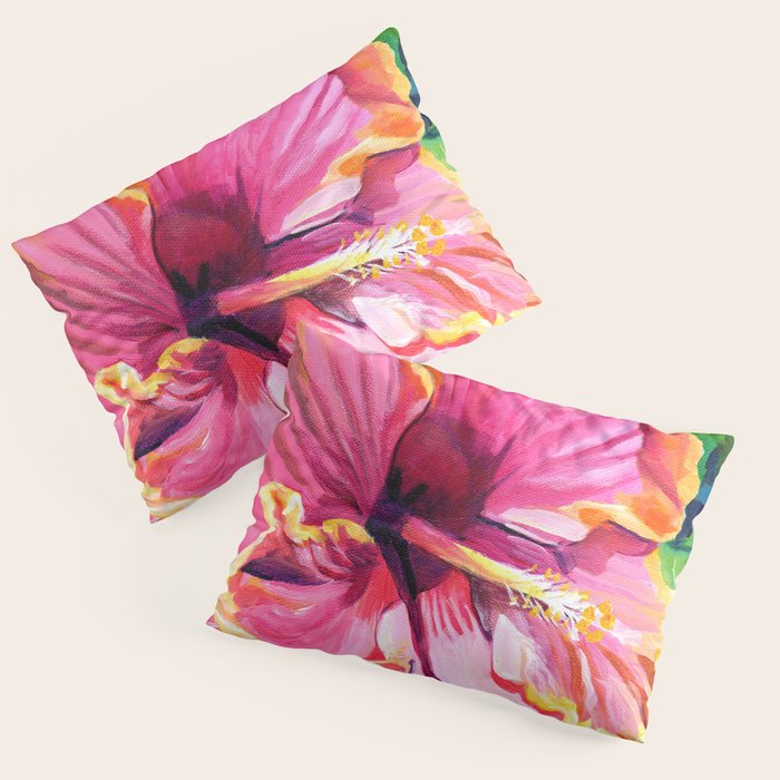 Tropical Bliss Hibiscus Pillow Sham Gallery Image 3