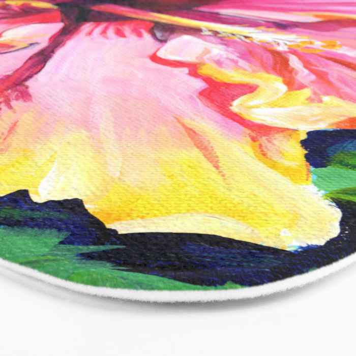 Tropical Bliss Hibiscus Bath Mat Gallery Image 3