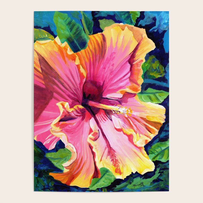 Tropical Bliss Hibiscus Poster Gallery Image 1
