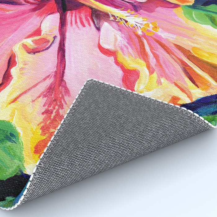 Tropical Bliss Hibiscus Rug Gallery Image 4