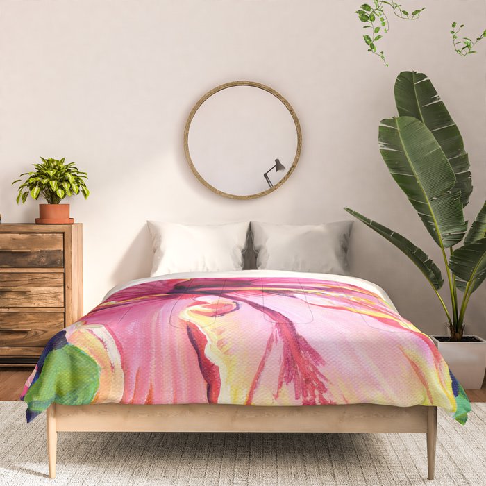 Tropical Bliss Hibiscus Comforter Gallery Image 3