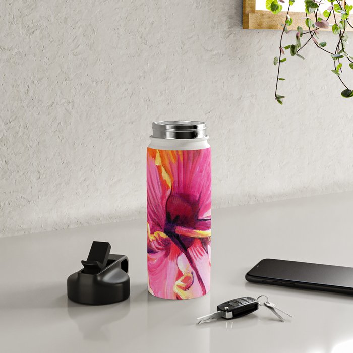 Tropical Bliss Hibiscus Water Bottle Gallery Image 4