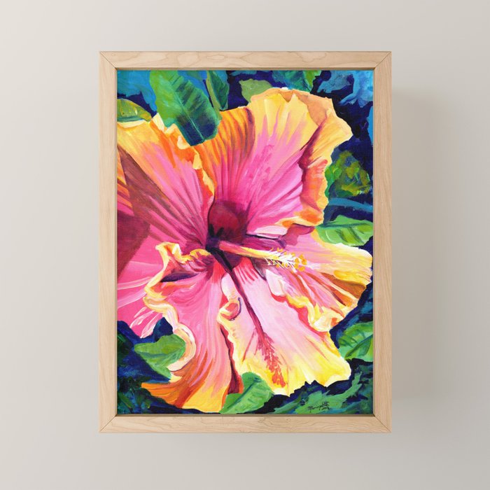 Tropical Bliss Hibiscus Mini Art Print Gallery Image 1
