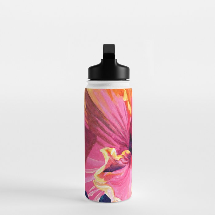 Tropical Bliss Hibiscus Water Bottle Gallery Image 3