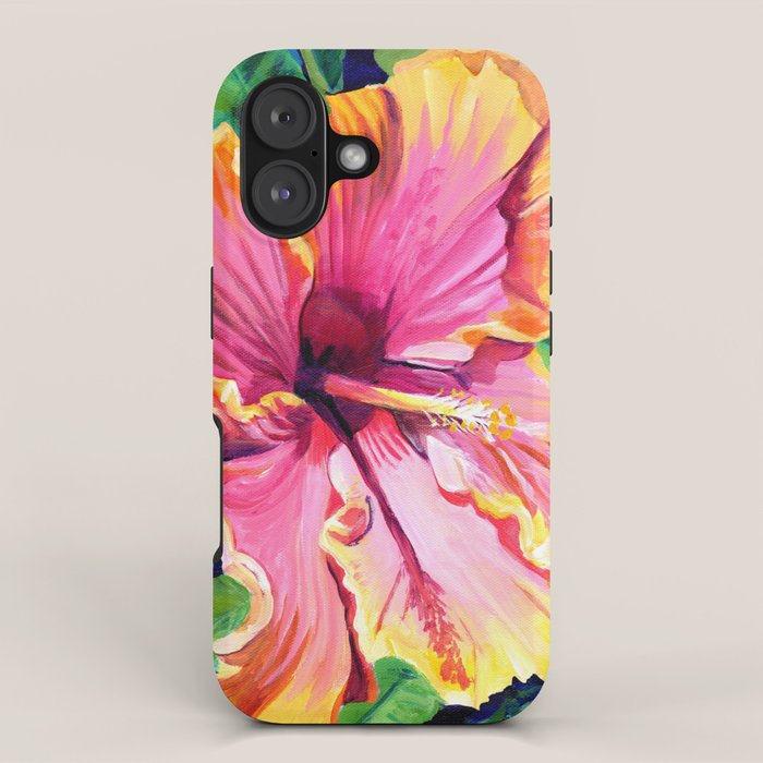 Tropical Bliss Hibiscus iPhone Case Gallery Image 1