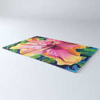 Tropical Bliss Hibiscus Rug Gallery Image 3